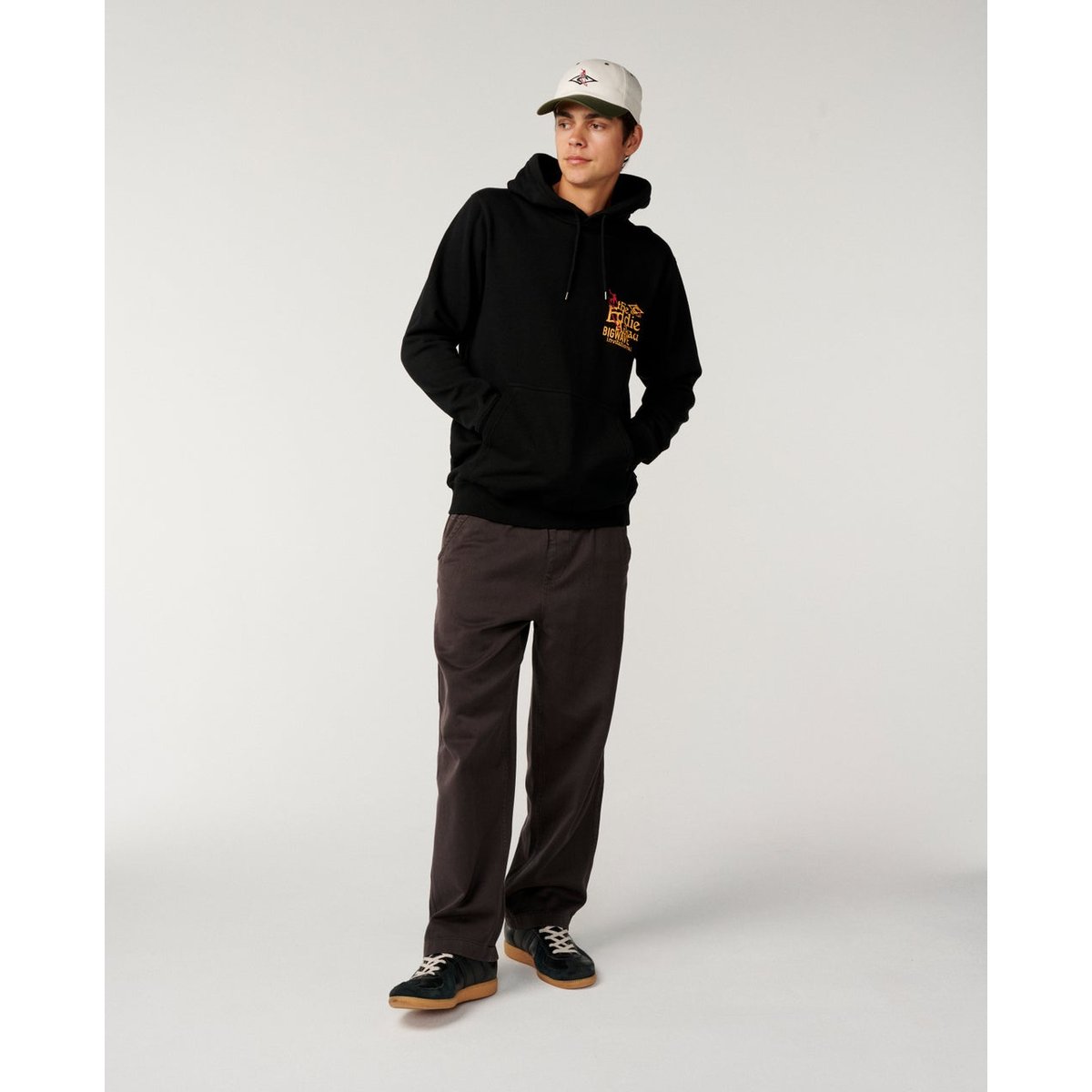 Sweat à capuche EDDIE WOULD GO Poster noir, RIP CURL