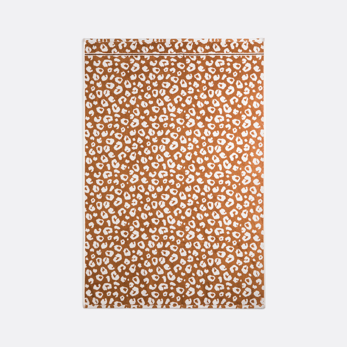 Zani Bouclé Towelling Maxi Bath Sheet leopard print, LA REDOUTE INTERIEURS