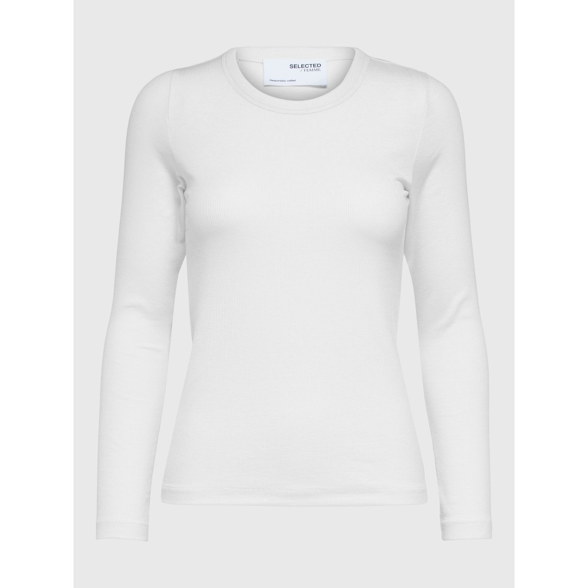 T-Shirt Manches longues bright white, SELECTED