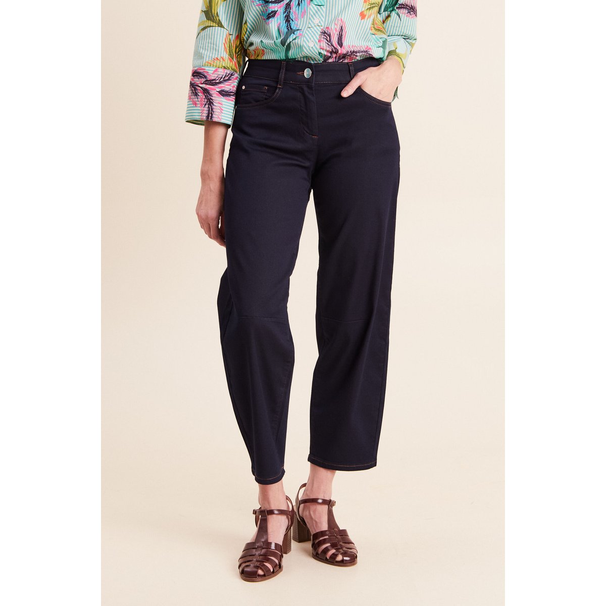 Pantalon magique Le Léger coupe barrel denim brut, BREAL