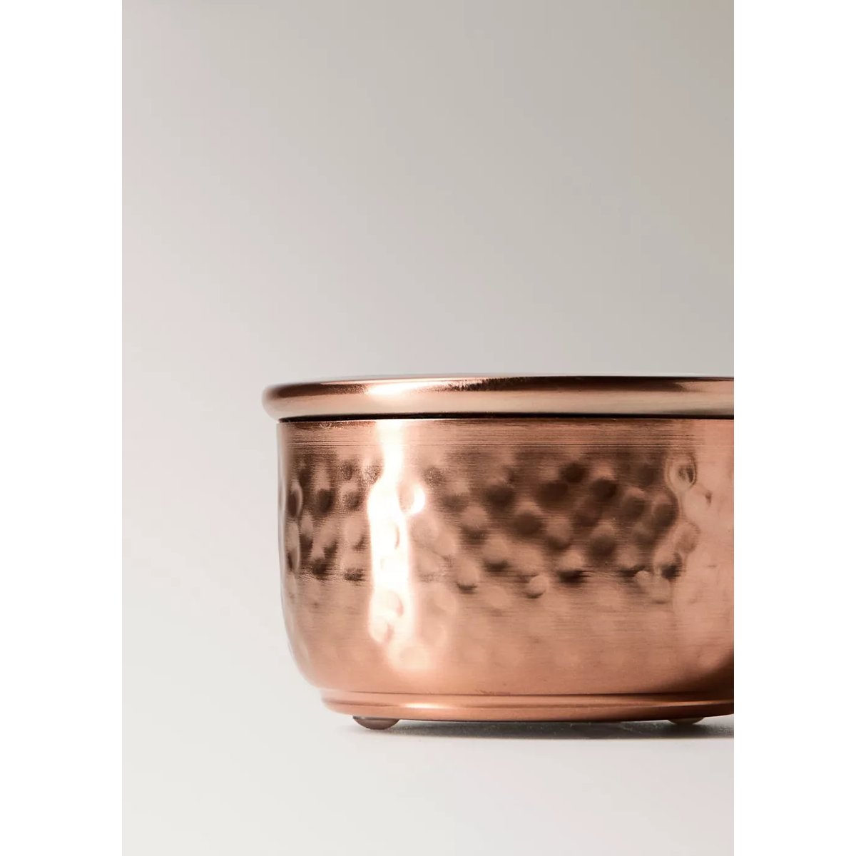 Boîte en bois effet métal martelé cuivre, MANGO HOME