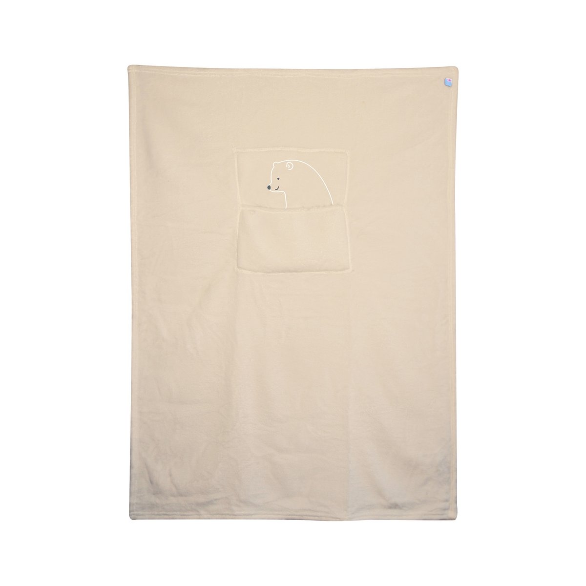 Couverture coussin jafar beige, SUCRE D'ORGE