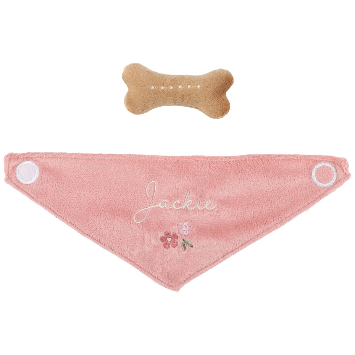 Peluche rose, marron, vert, LITTLE DUTCH