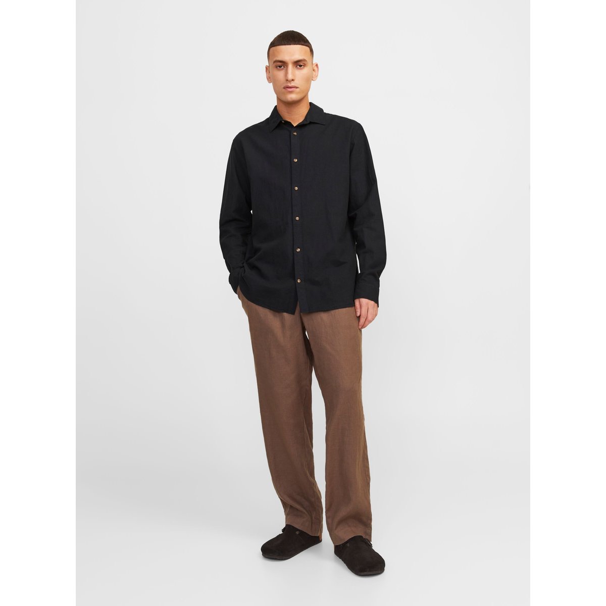 Chemise noire - black, JACK & JONES