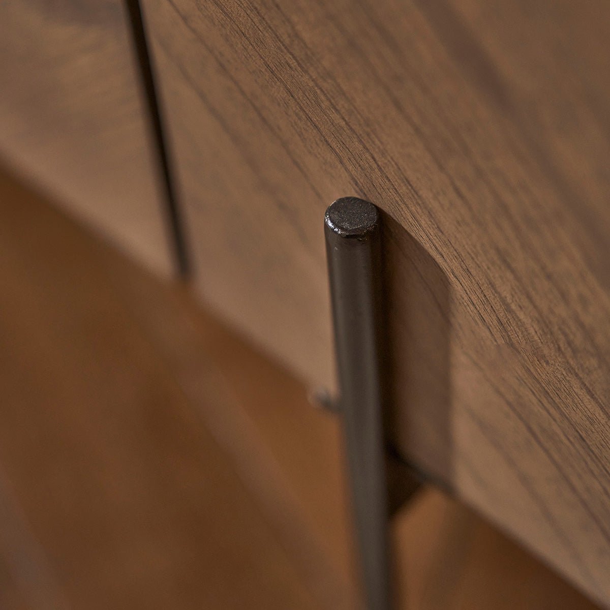 Meuble TV en bois massif 160 cm CALIX marron, BERAH GETAH