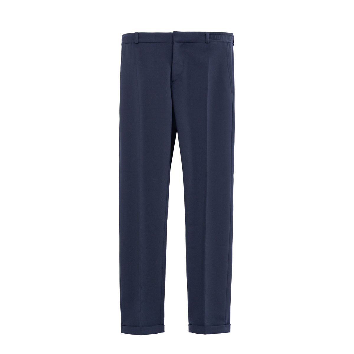 Pantalon de costume élastiqué dos bleu marine, IKKS