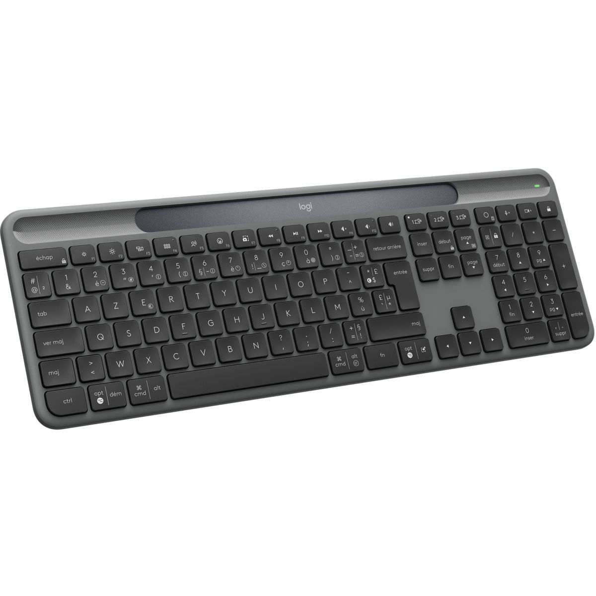 Clavier sans fil Signature Slim Solar+ couleur unique, LOGITECH
