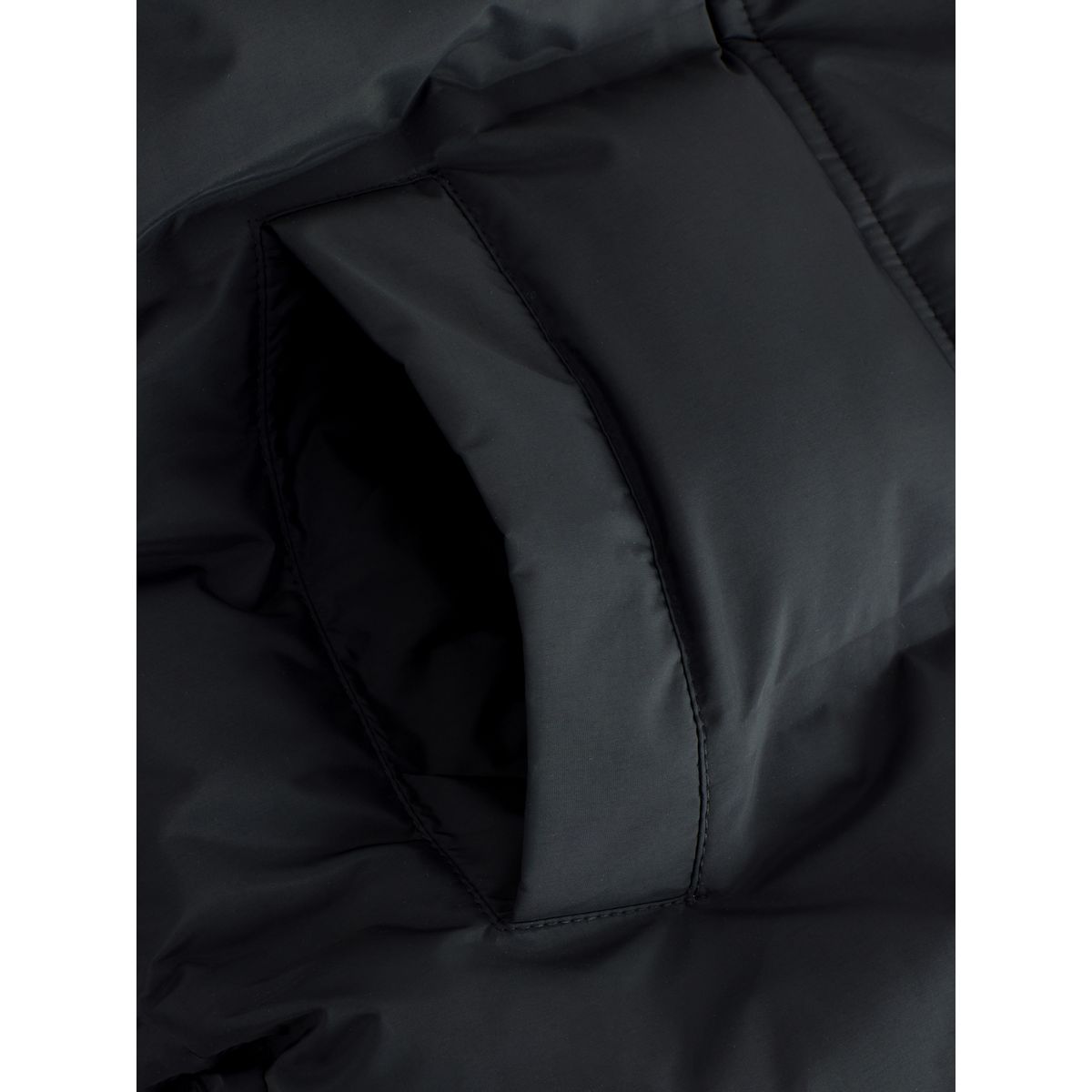 Manteau imperméable doublure imitation fourrure noir, NEXT