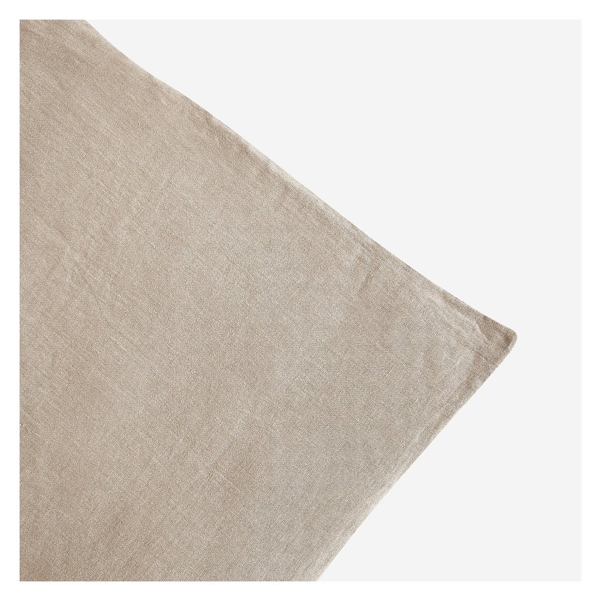 Housse de couette en lin BRUNELLE naturel clair, HABITAT
