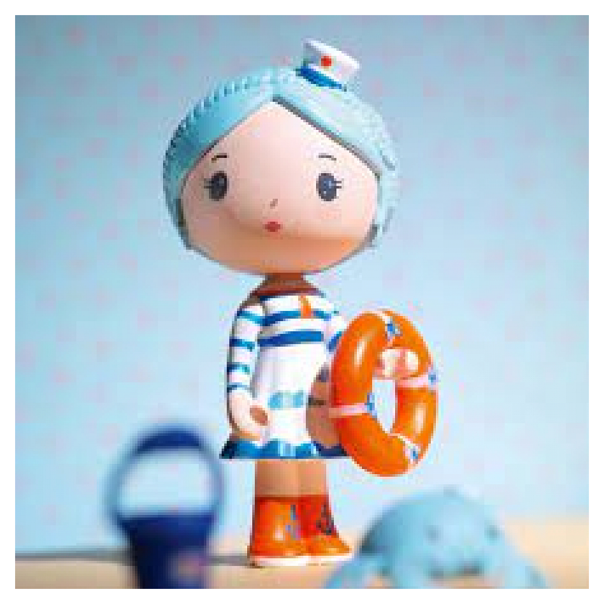 Tinyly - Figurine - Marinette and Scouic couleur unique, DJECO