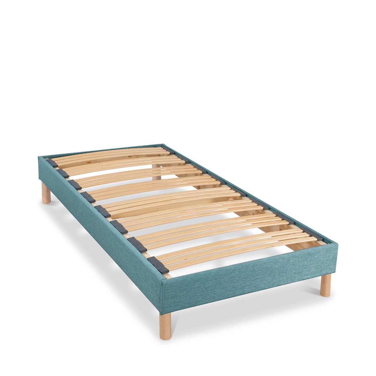 Sommier à lattes Tissu LUMIÈRE bleu marine, BELLECOUR
