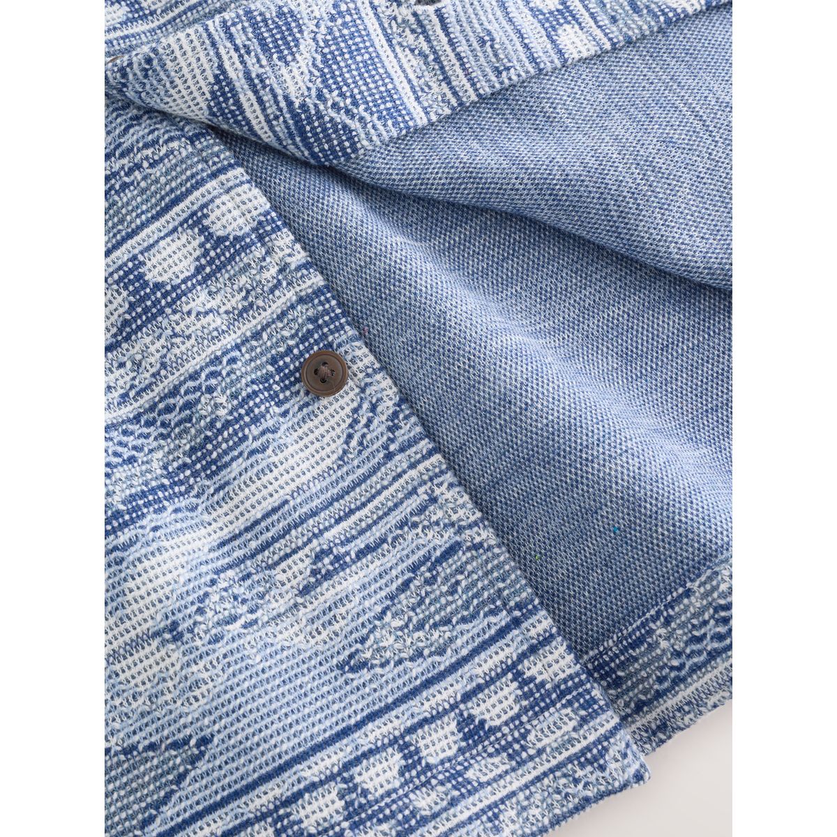 Chemise manches courtes à imprimé bleu marine, NEXT