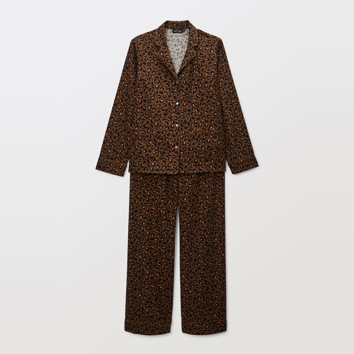 Pyjama imprimé léopard en coton BIO ours, MONOPRIX
