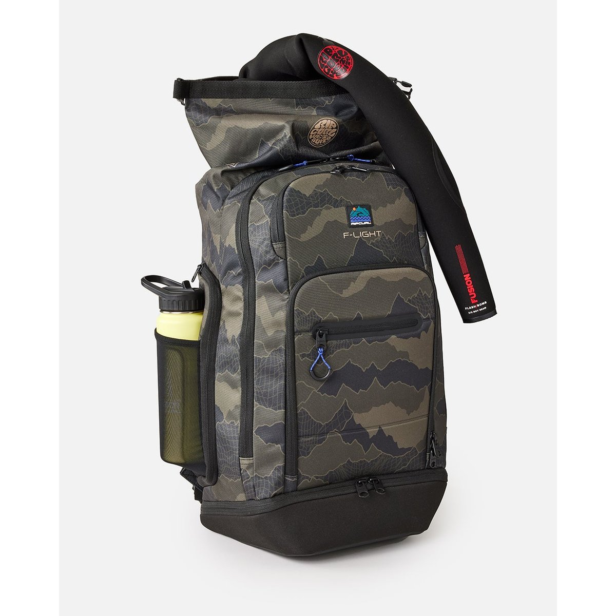 Sac à dos F-LIGHT SURF 45L SEARCH noir/olive, RIP CURL
