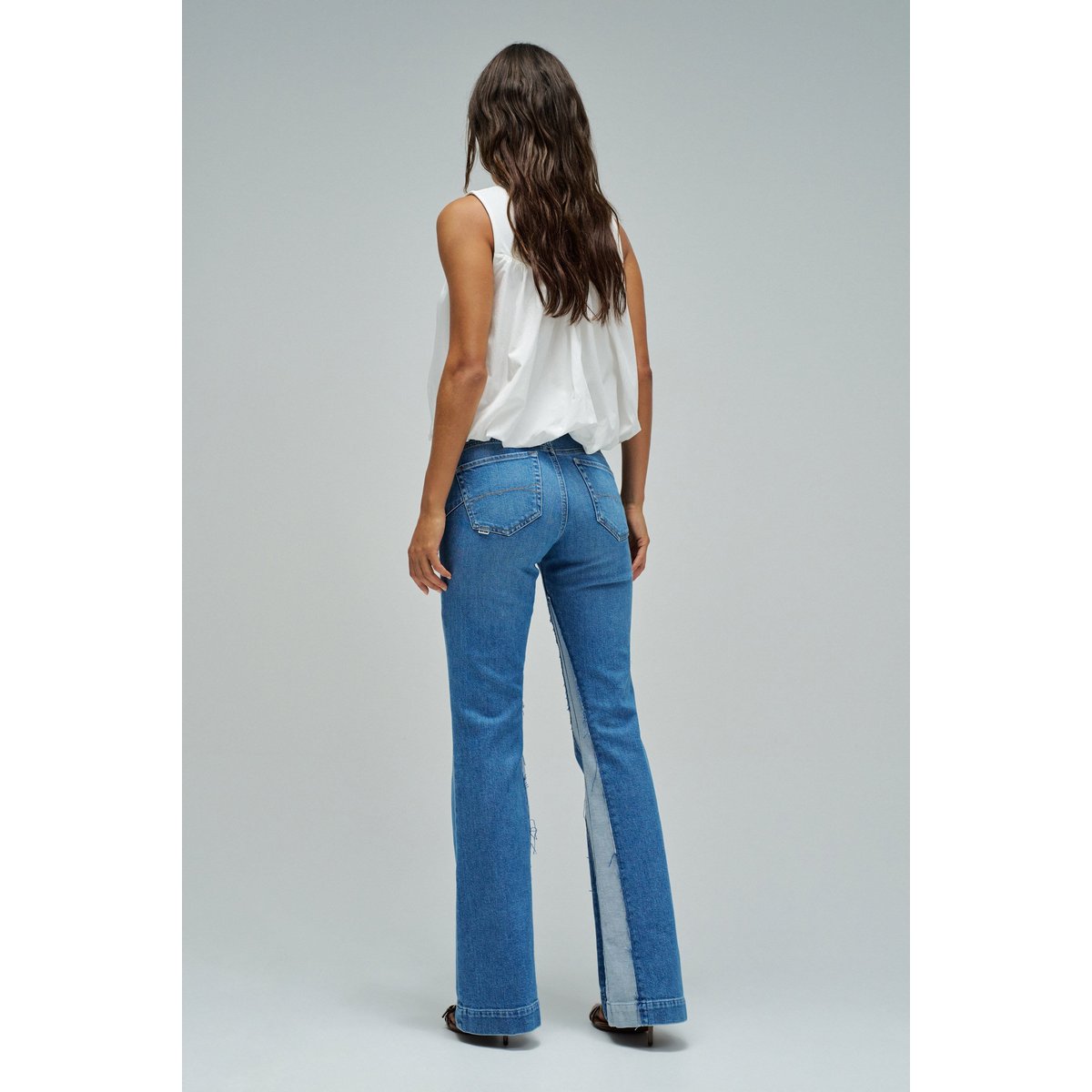 JEAN FAITH PUSH IN FLARE bleu, SALSA JEANS