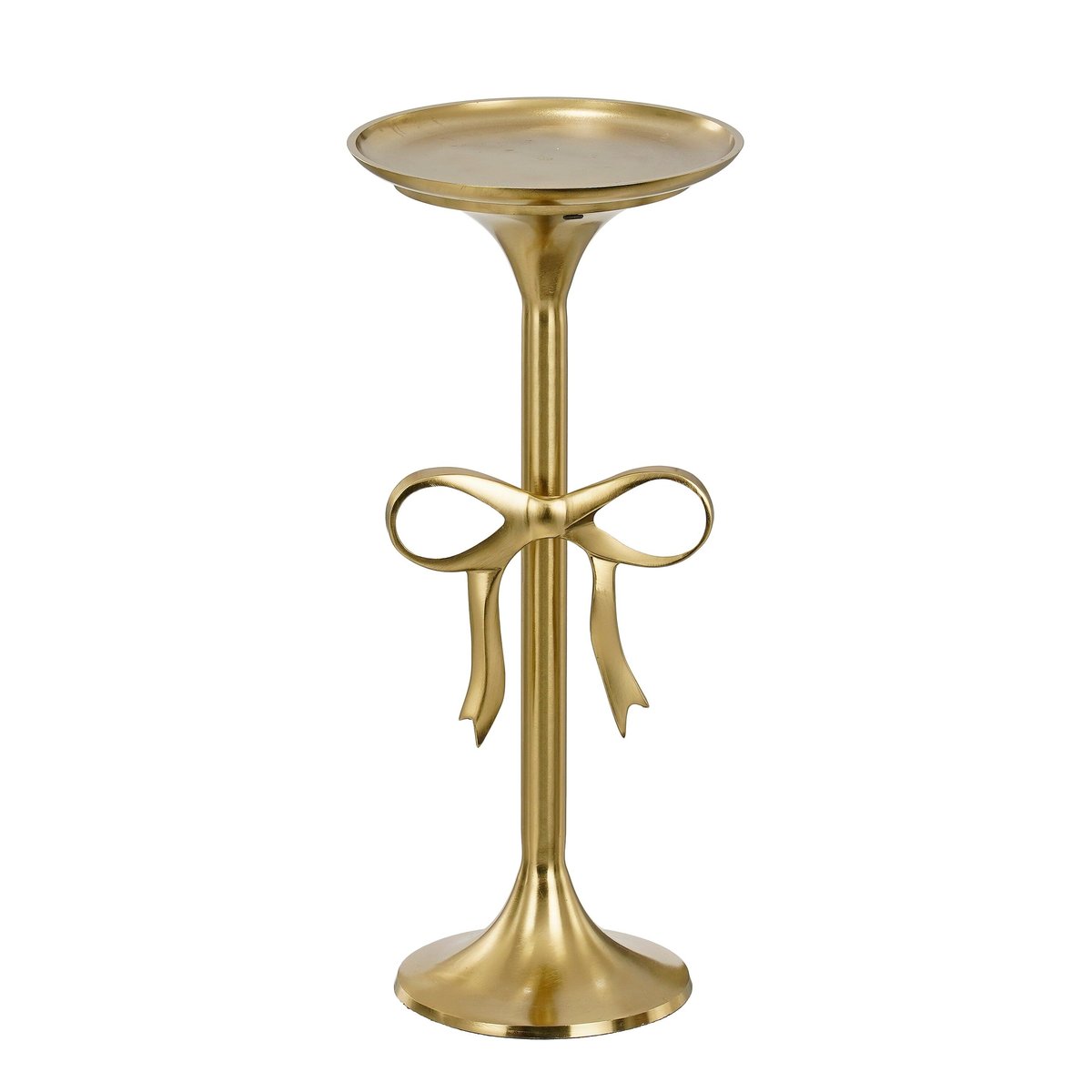 Table d’appoint avec nœud YOLLY doré, MICA DECORATIONS