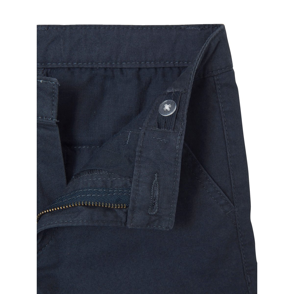 Bermuda chino bleu, VERTBAUDET
