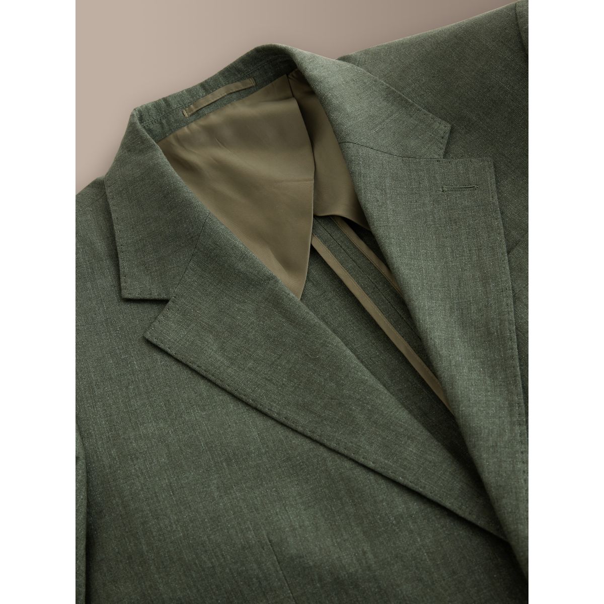 Veste de costume slim en lin italien signature vert, NEXT