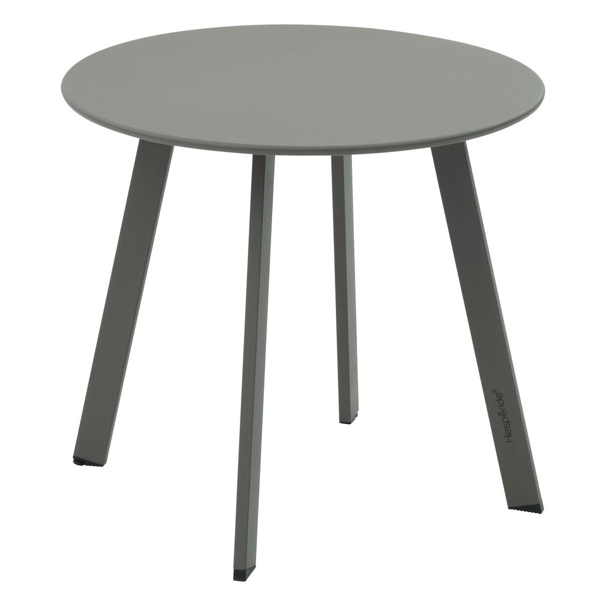 Table d'appoint de jardin ronde en acier SAONA vert, HESPERIDE
