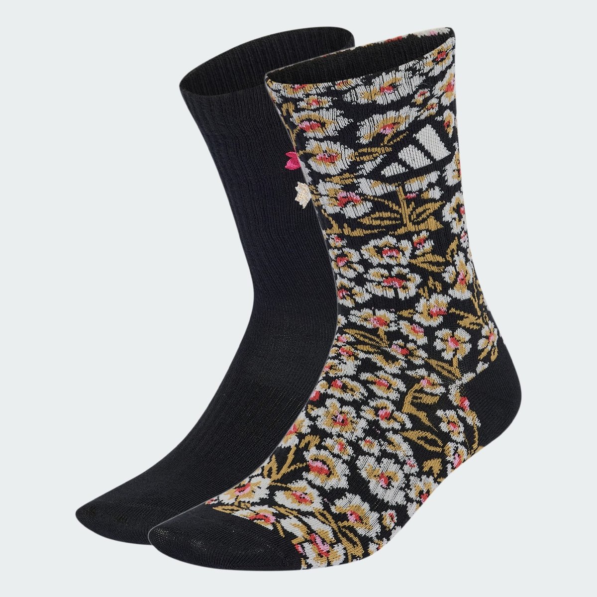 Chaussettes Adidas Farm (2 Paires) Chaussettes Adidas Farm (2 Paires) multicolor / black / tactile red / st tropic bloom, adidas Performance