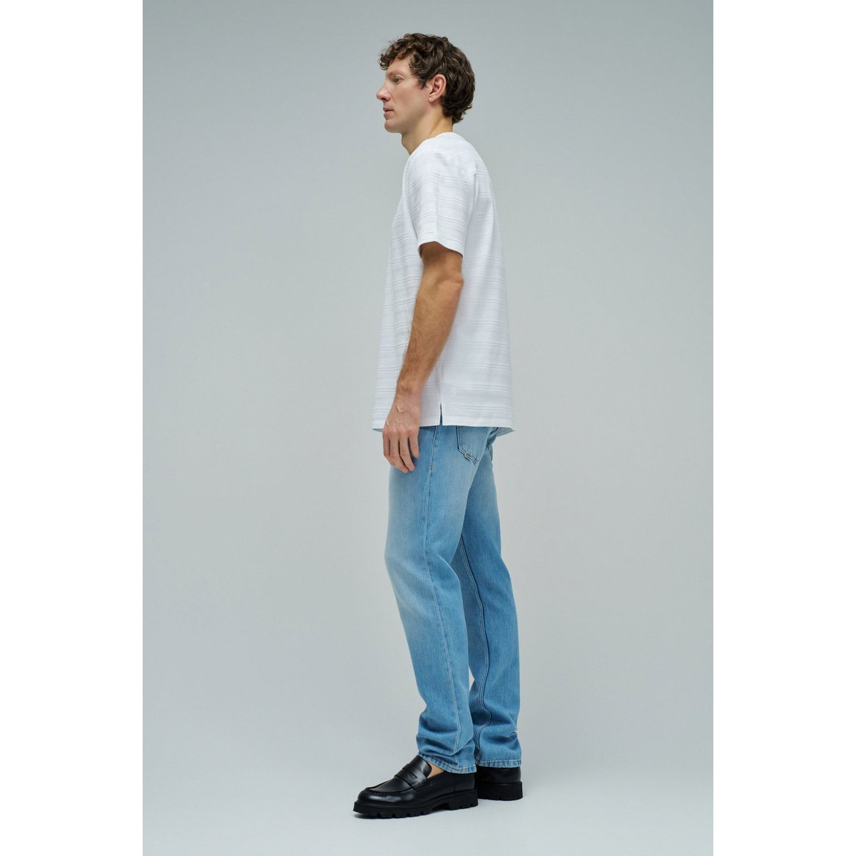 T-SHIRT TEXTURÉ blanc, SALSA JEANS