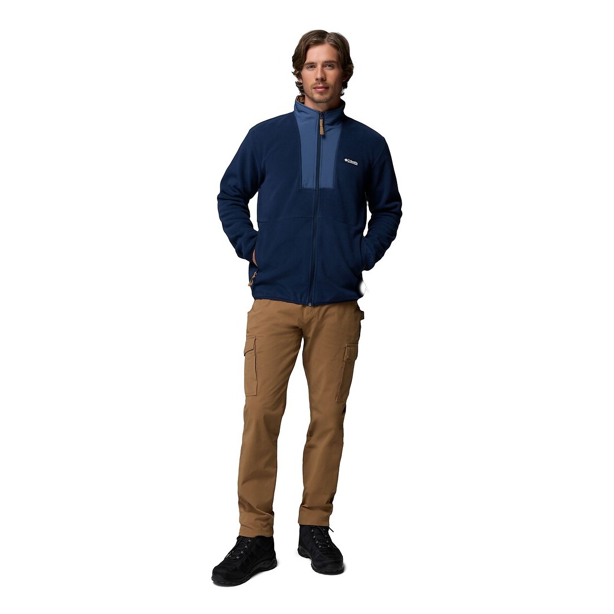Fleece met opstaande kraag en rits, Sequoia Grove marineblauw, COLUMBIA