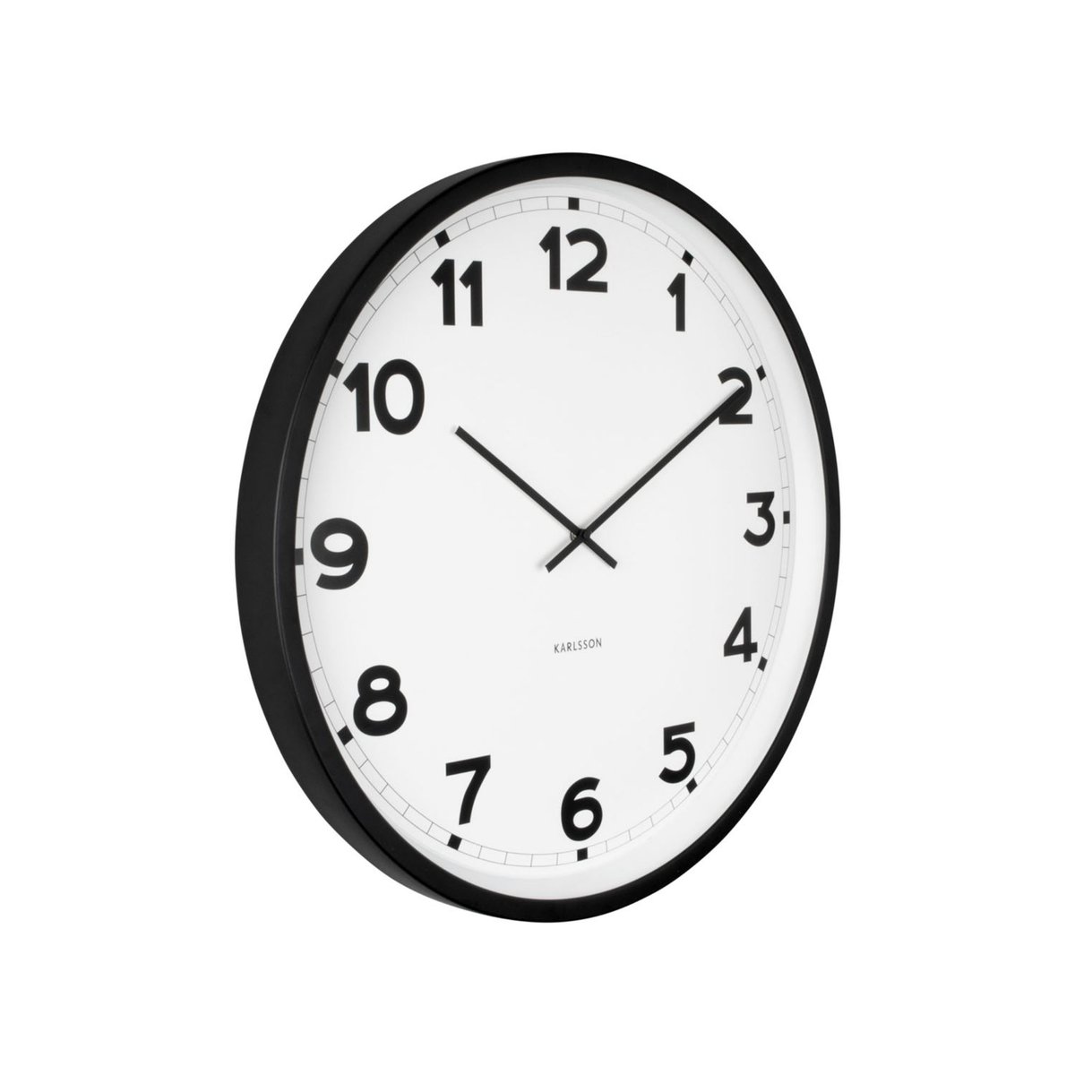 Horloge Murale Fer NEW CLASSIC blanc, KARLSSON