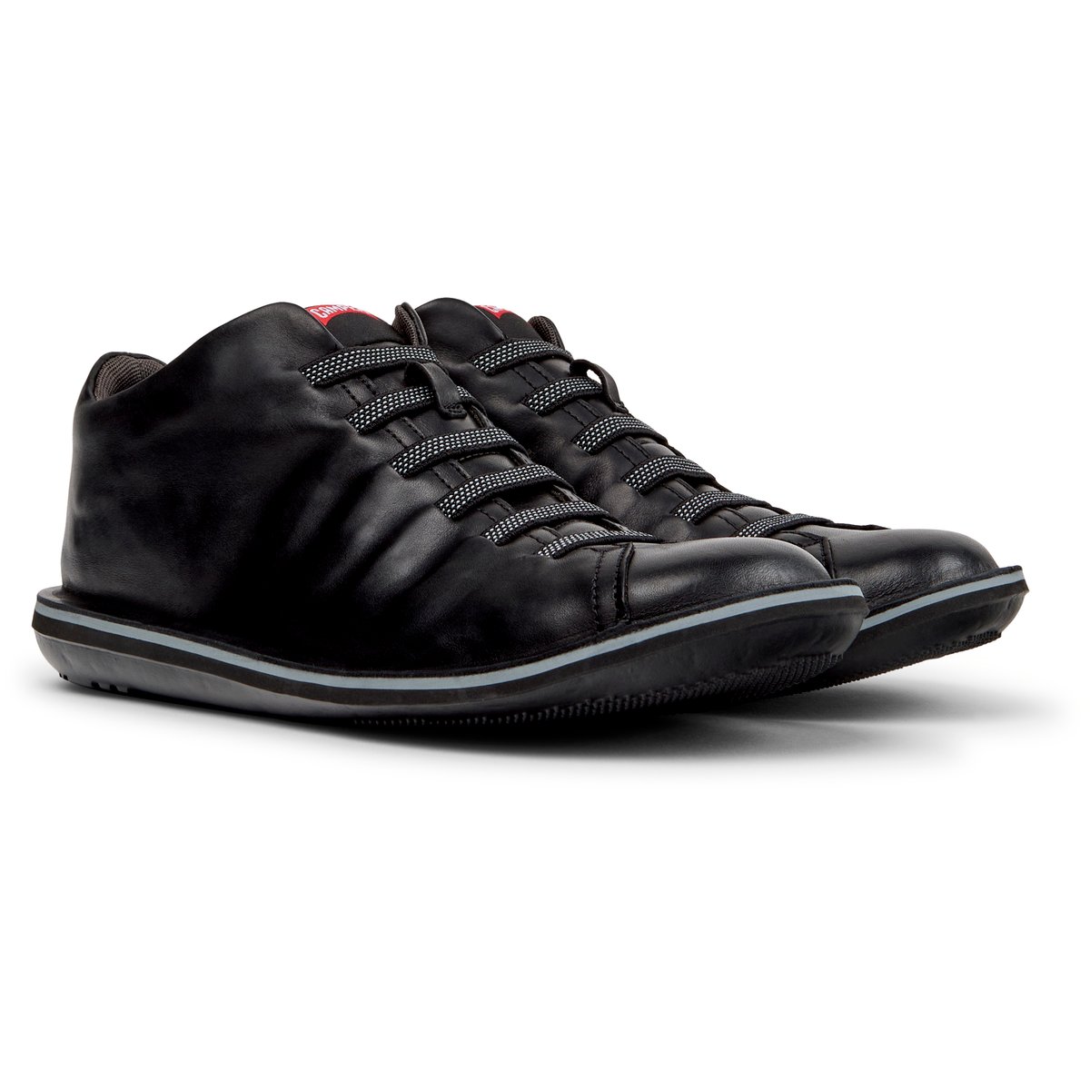 Baskets Beetle Smooth Leather noir gris 094, CAMPER