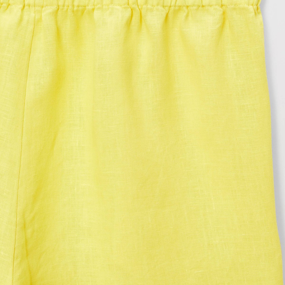 Short en lin renoncule, MONOPRIX