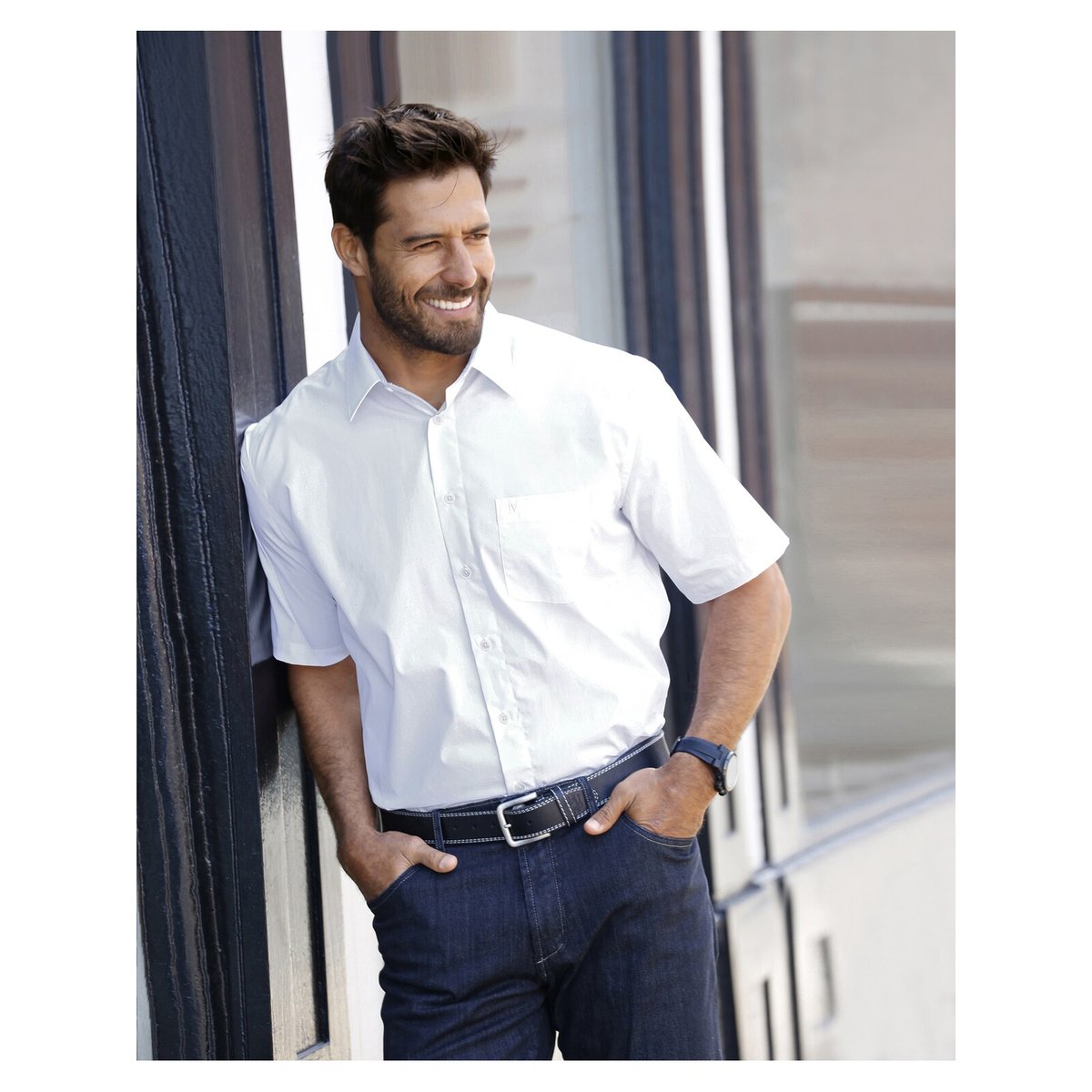 Chemise MEINO blanc, JAN VANDERSTORM