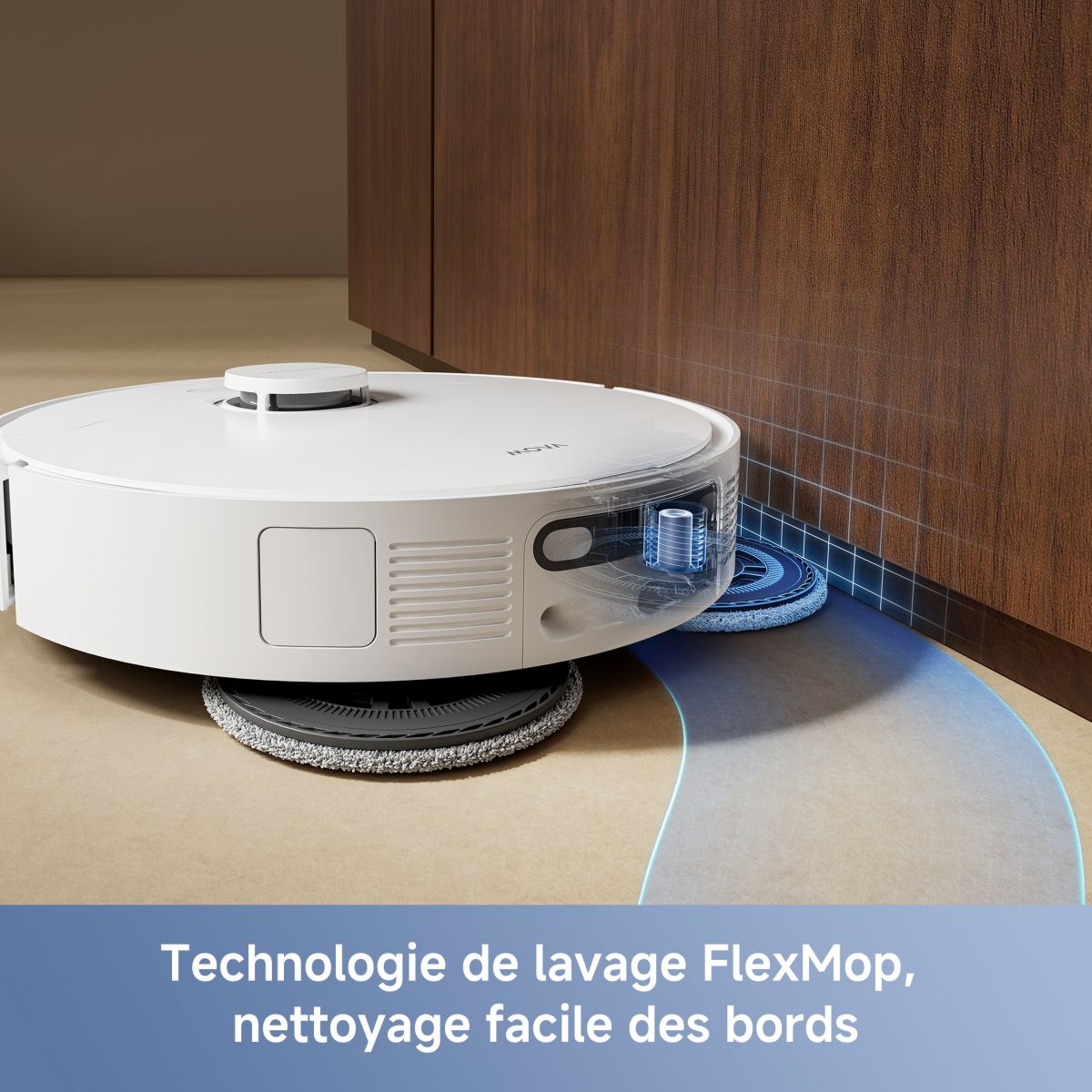 Robot Aspirateur Laveur E40 Ultra couleur unique, MOVA