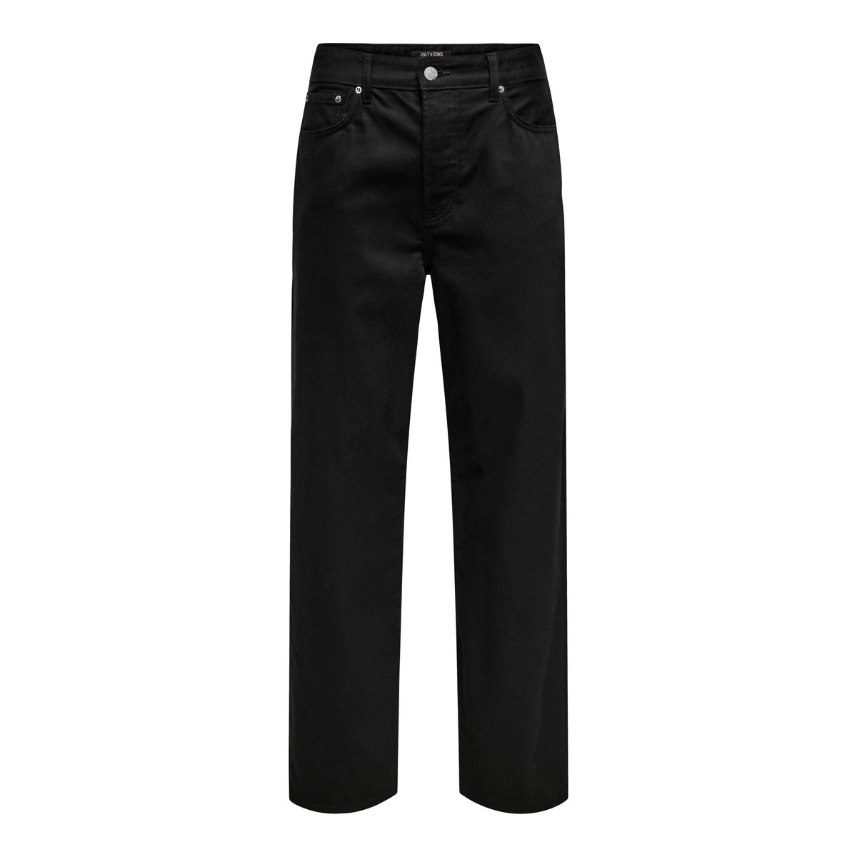 Jean À Coupe Ample black denim, ONLY & SONS