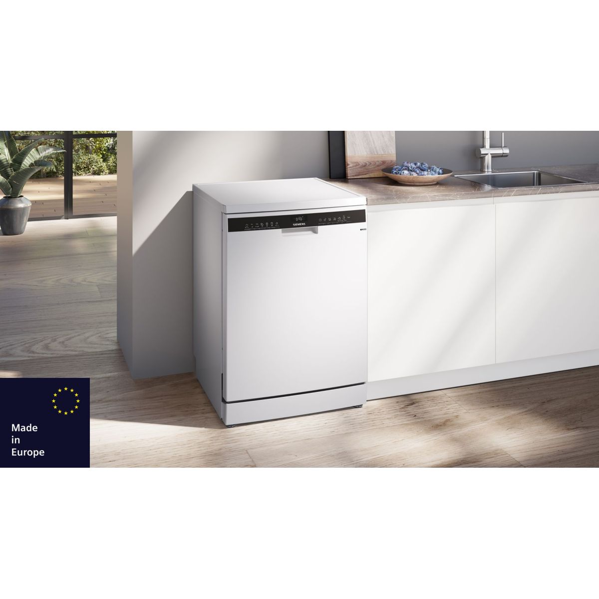 Lave vaisselle 60 cm SN23HW02ME série iQ300 varioSpeed Plus couleur unique, SIEMENS