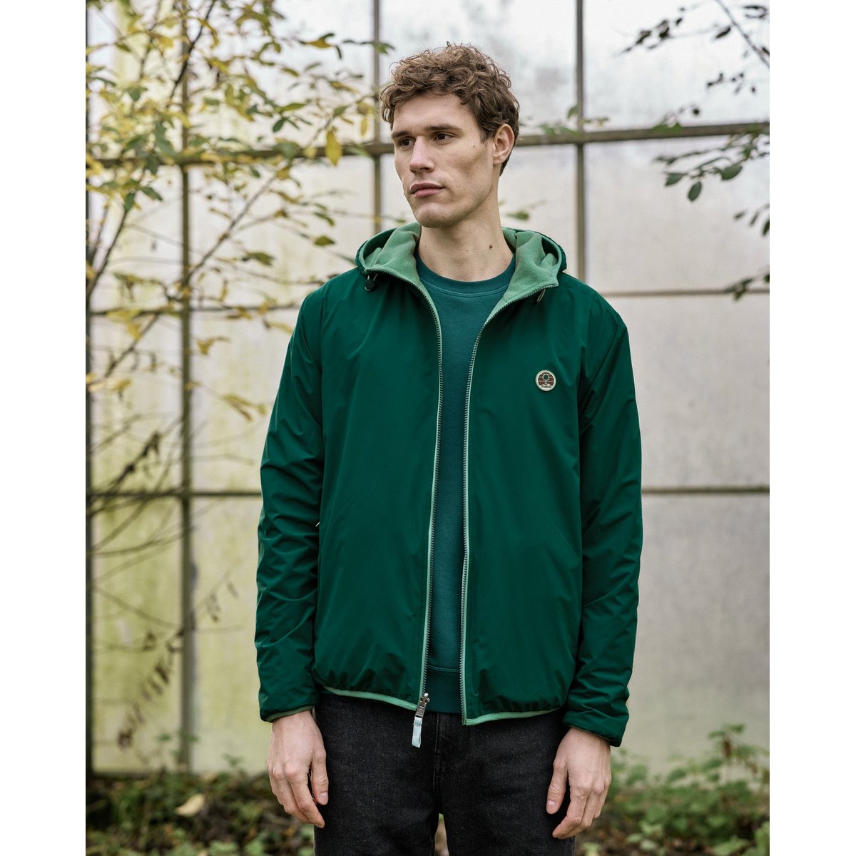 Veste polyester CARNOET WARM bleu marine, FAGUO