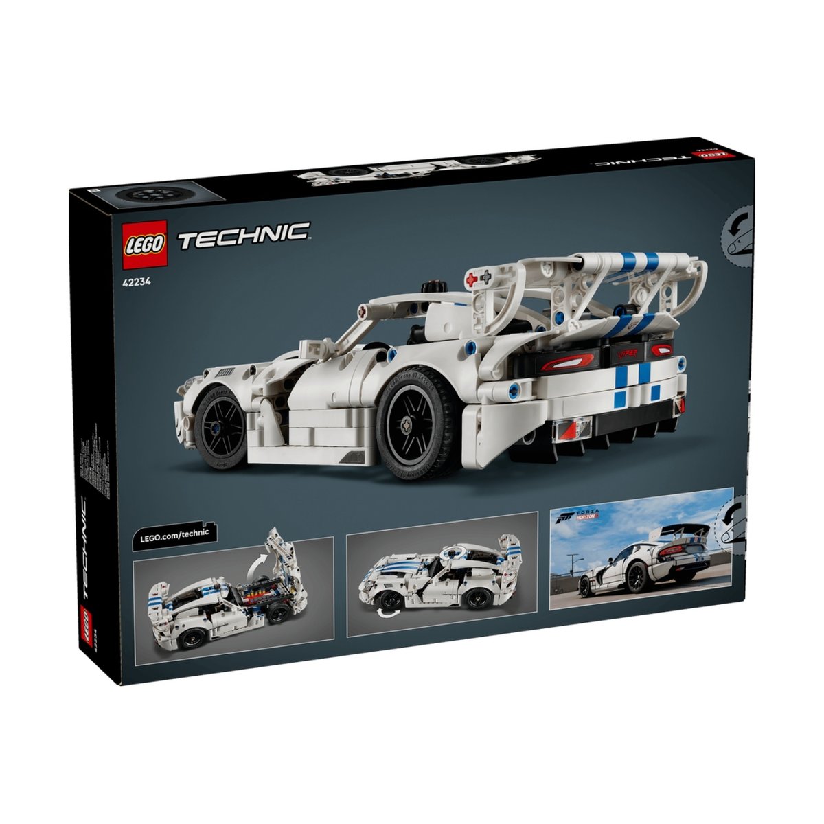 Voiture de sport Dodge Viper GTS-R blanc, LEGO