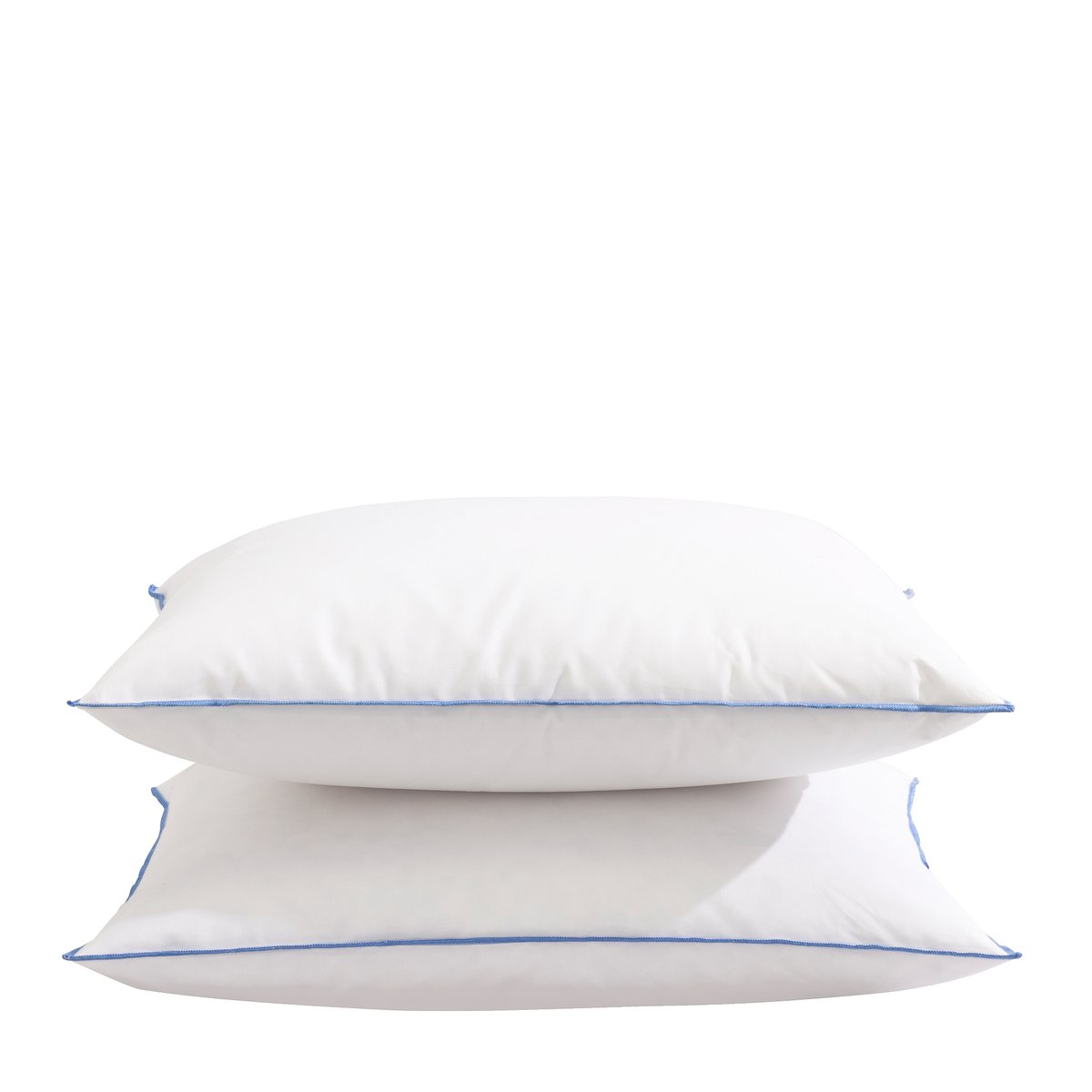 Oreiller moelleux/ferme duvet (lot de 2) blanc, SOMEO