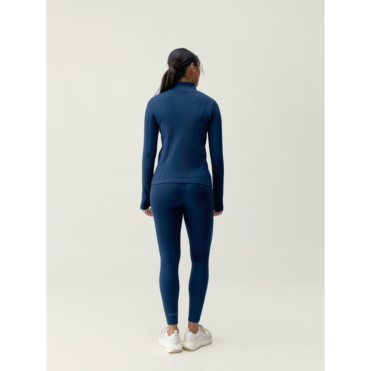 Veste de sport femme India toucher doux bleu marin, BORN