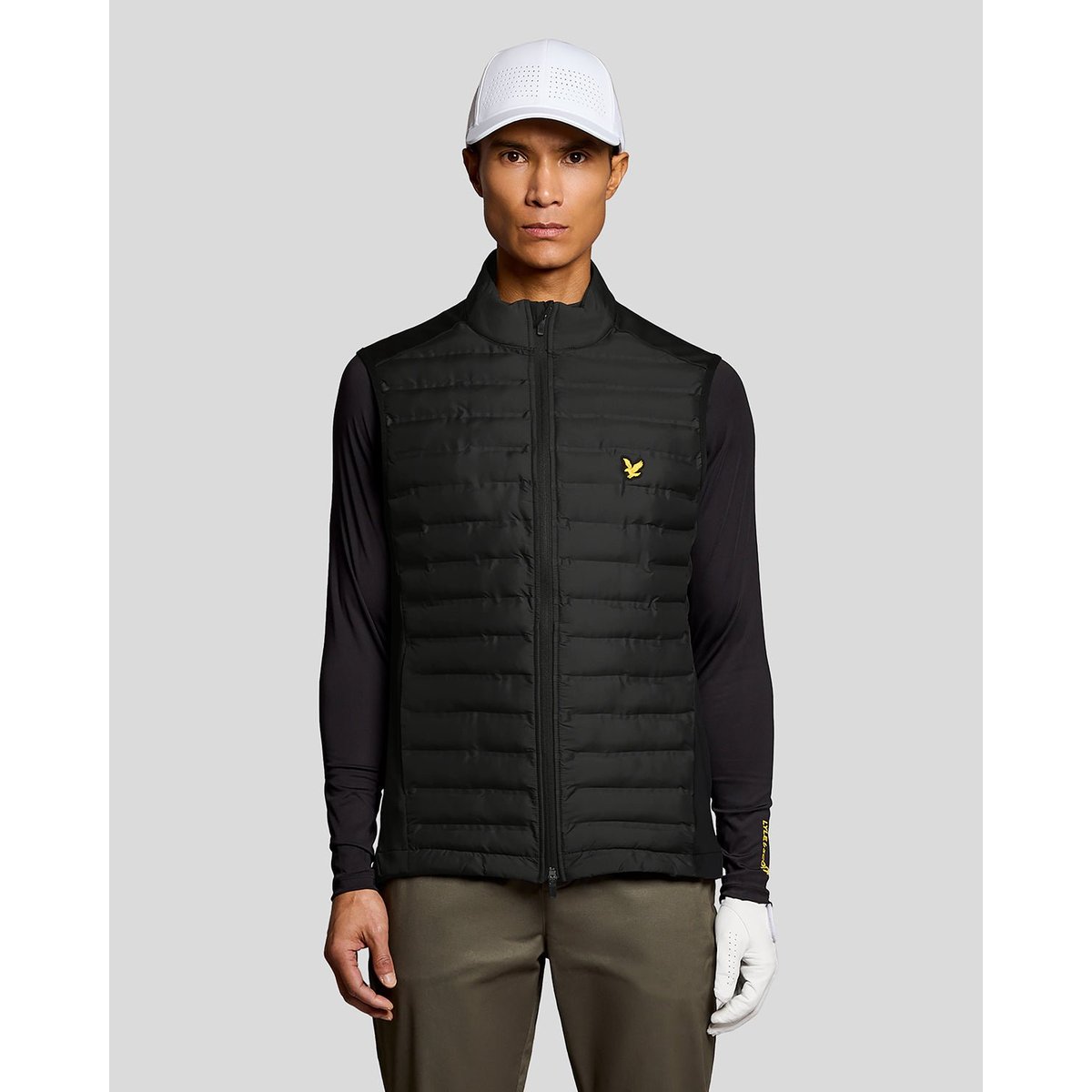 Gilet hybride matelassé bleu ryder bleu, LYLE & SCOTT