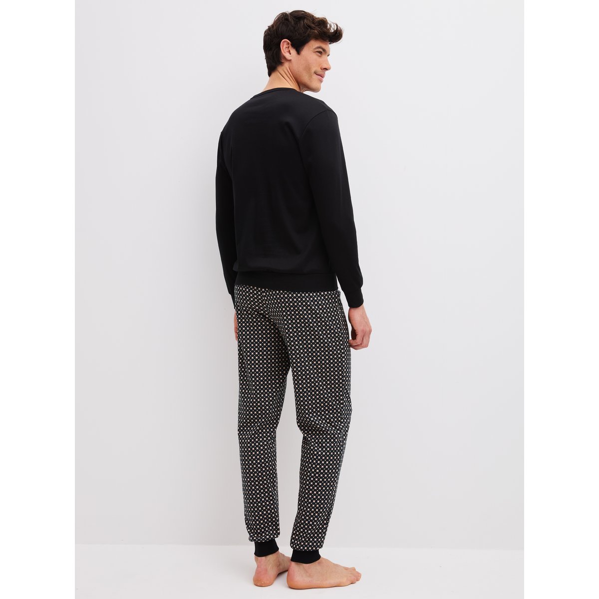 manches longues Coton RELAX COSY VIBES 4 noir, CALIDA