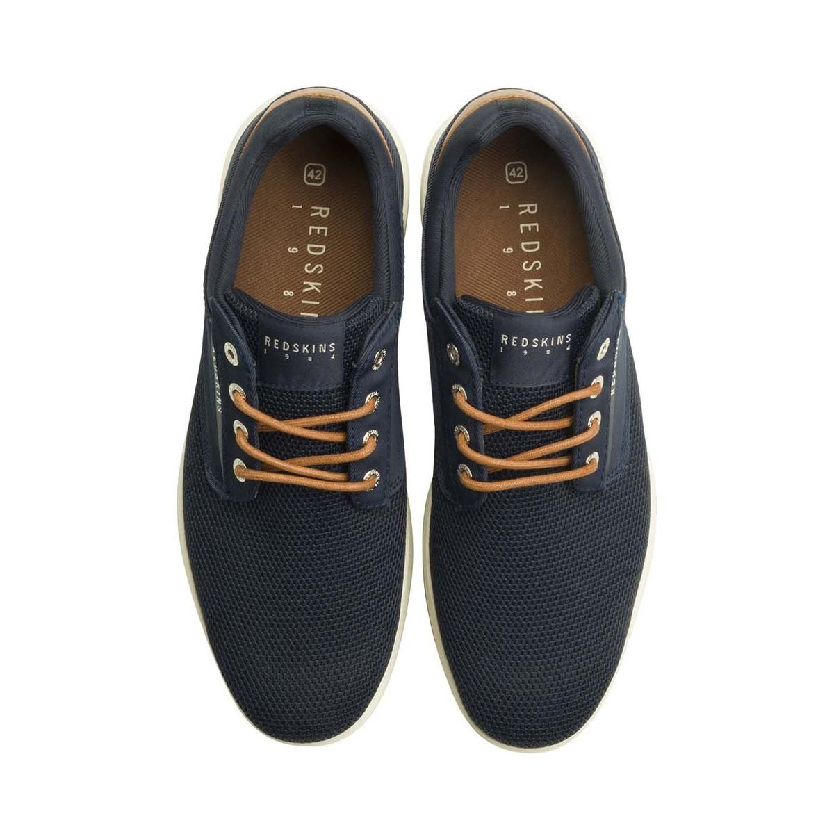 PACHIRA 2 GRIS+MARINE marine+cognac, REDSKINS