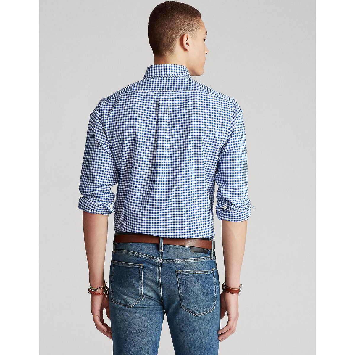 Custom Fit Shirt in Oxford Cotton white/blue, POLO RALPH LAUREN