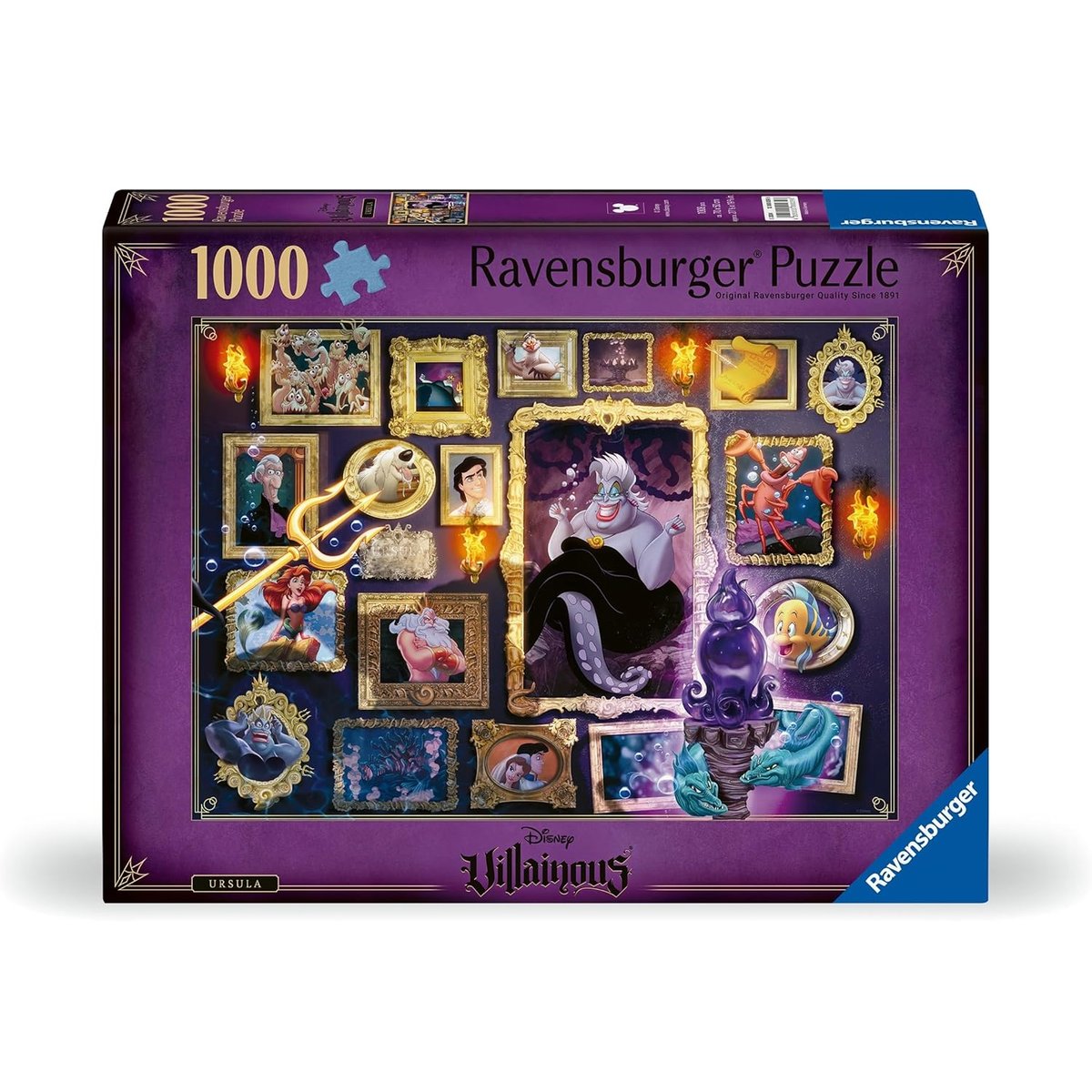 Puzzle Ursula 1000 pièces noir, RAVENSBURGER