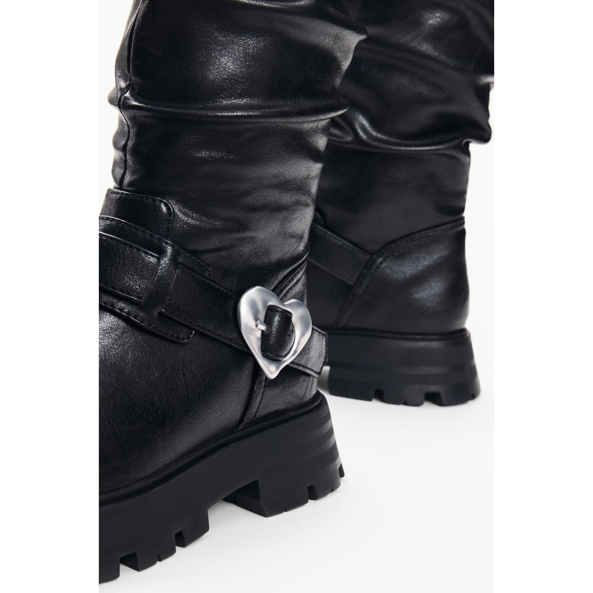 Bottes Biker Cœur noir, DESIGUAL