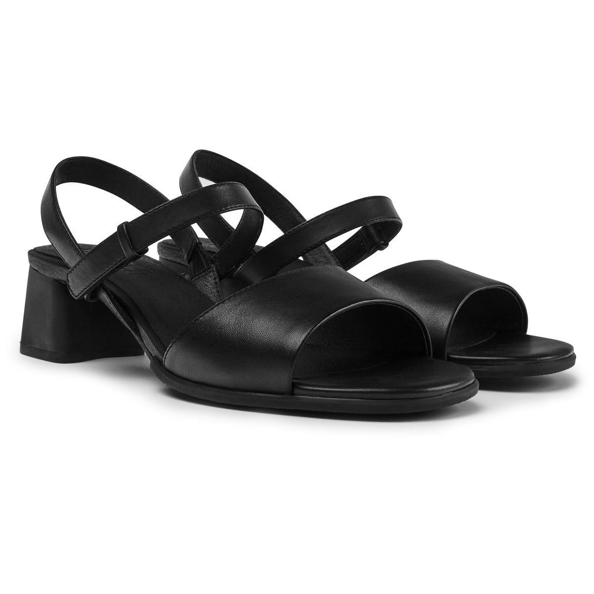 Sandales Katie cuir noir, CAMPER