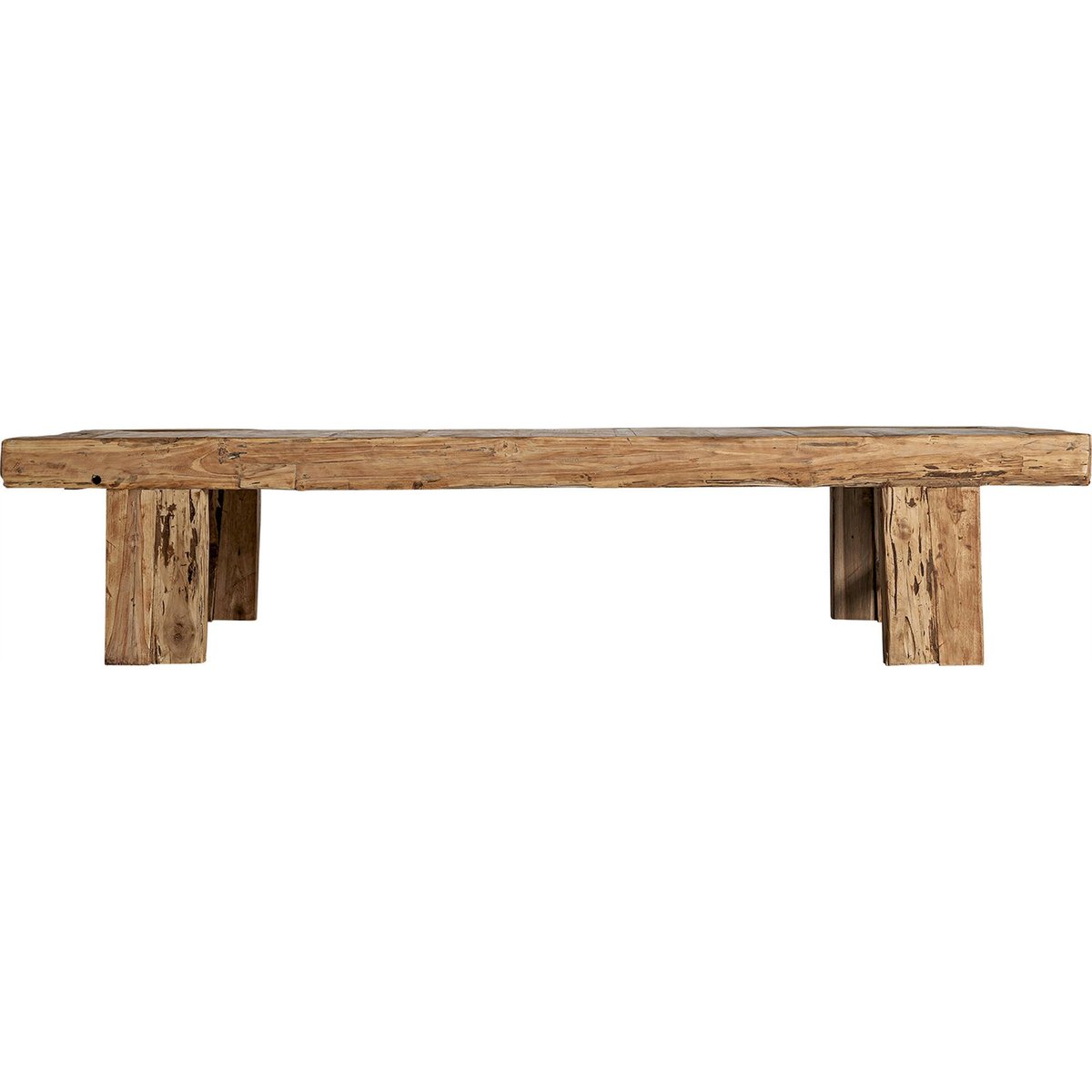Table basse en teck style ethnique teck naturel marron chaleureux, RECOLLECTION