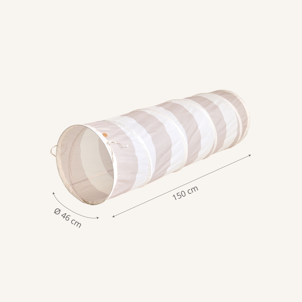 Tunnel de jeu «Lune» LUNE beige, taupe, PETITE AMELIE