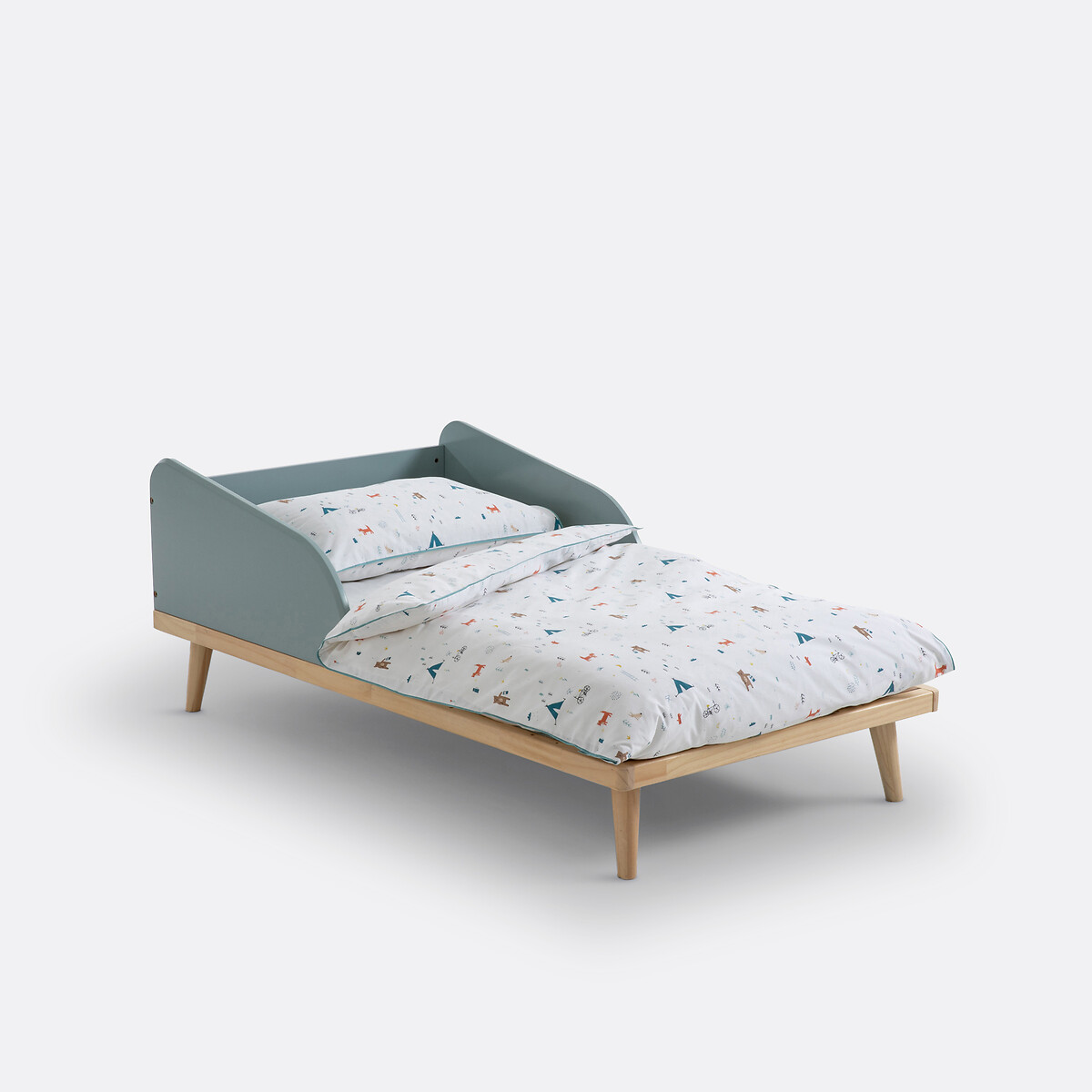 Lit bébé évolutif 3 en 1 JIMI bleu grisé, LA REDOUTE INTERIEURS