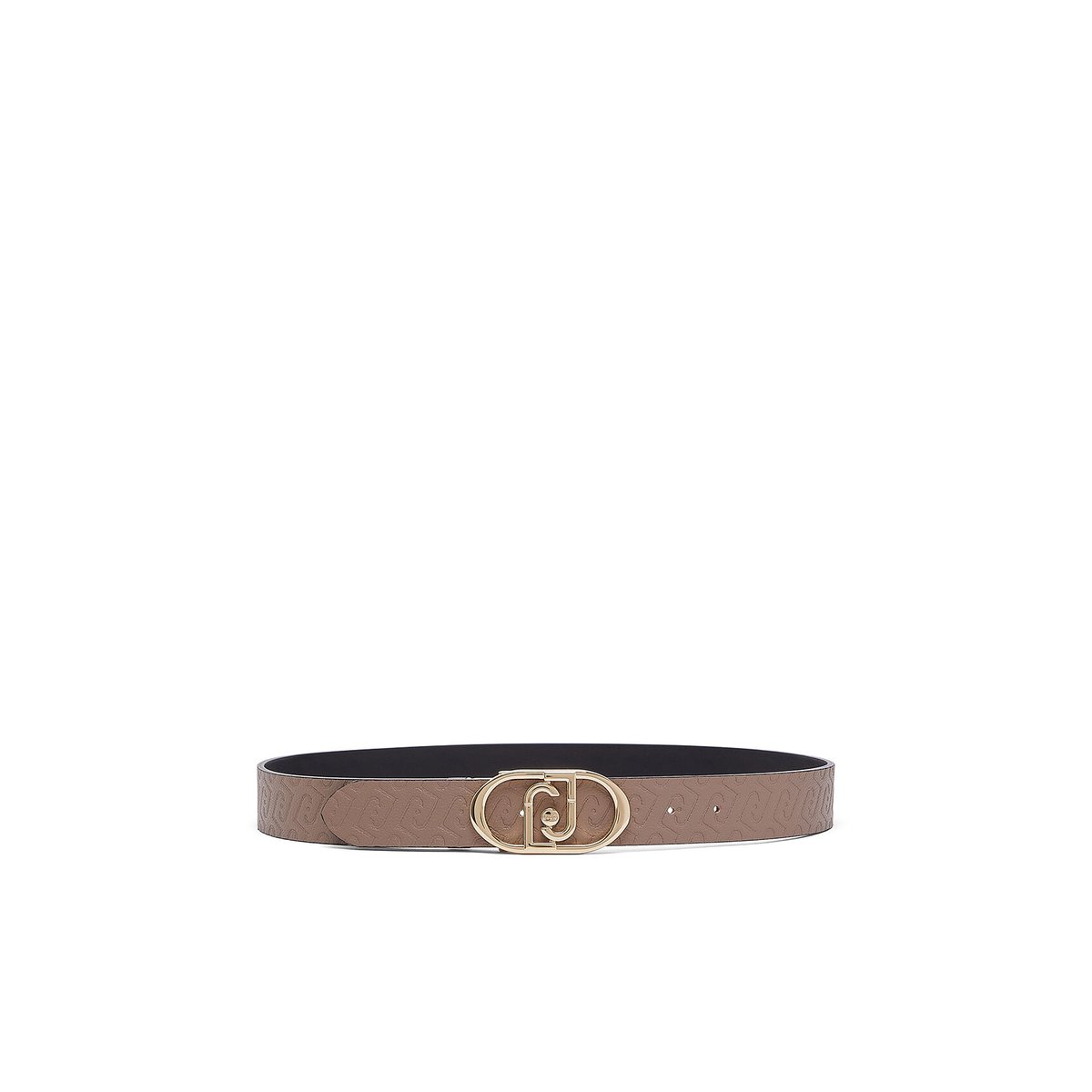 Ceinture réversible avec logo moka, LIU JO