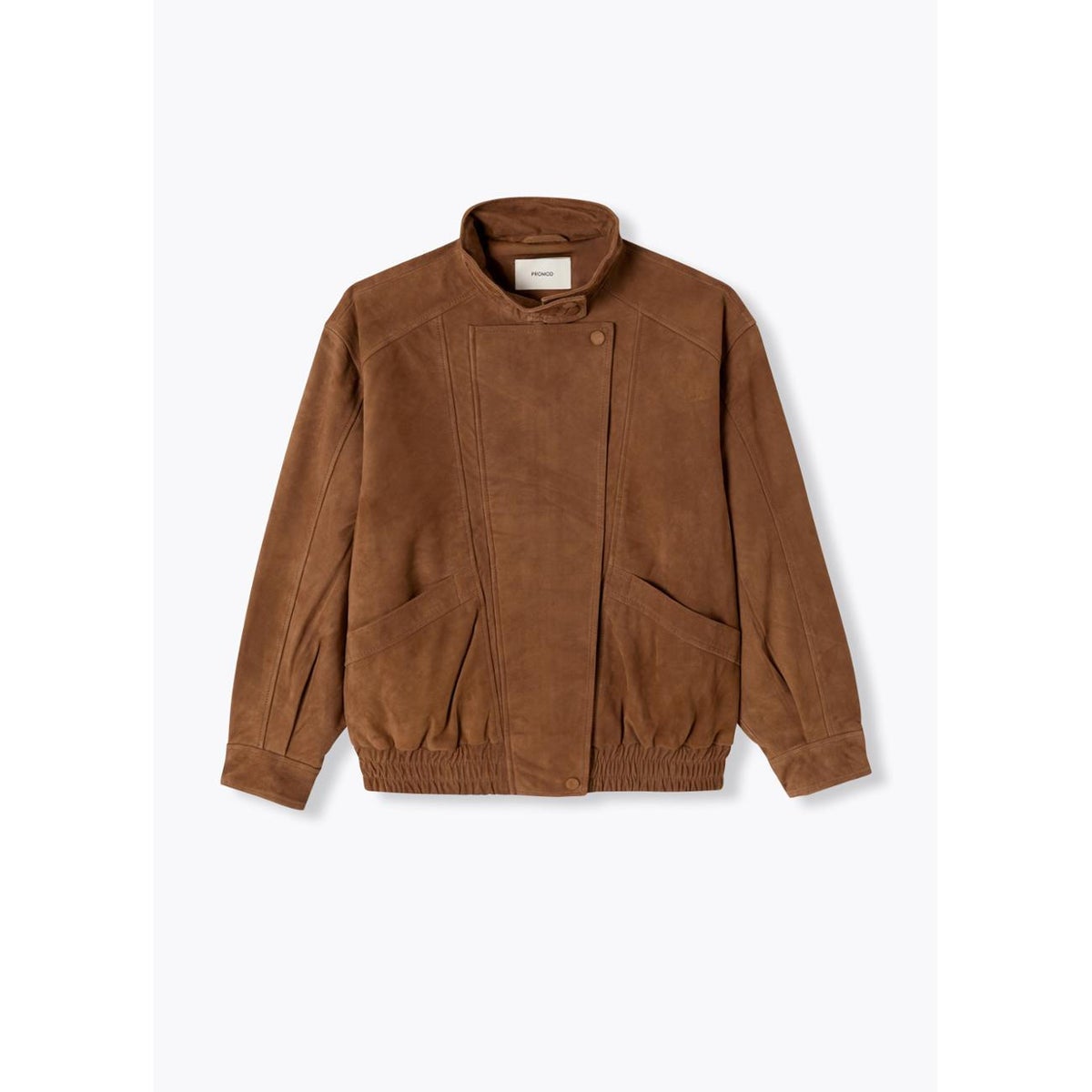 Blouson 100% cuir suédé camel, PROMOD