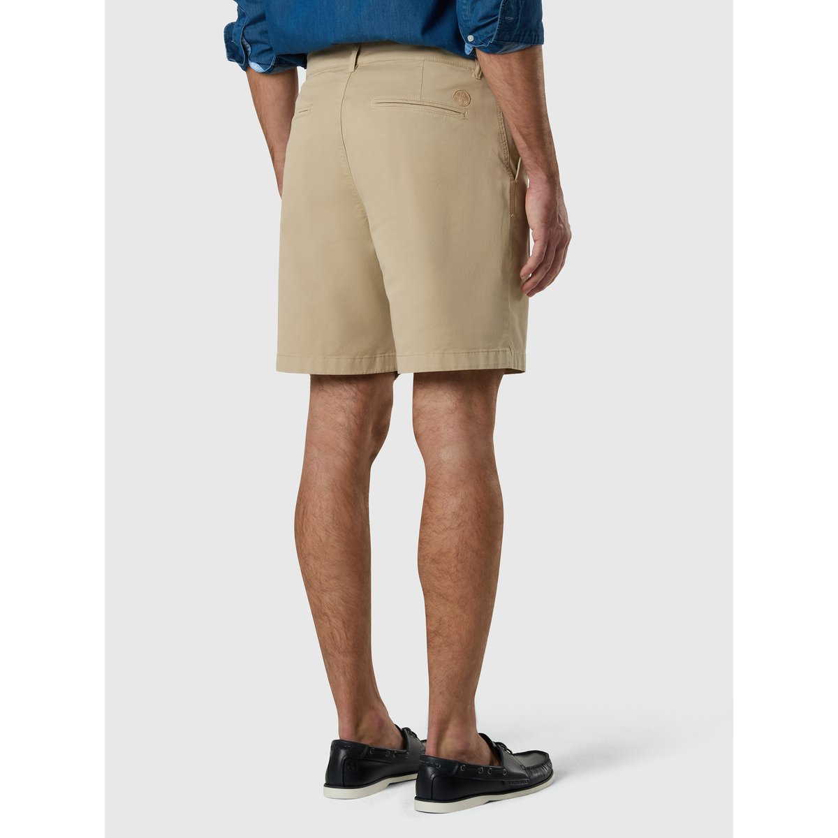 Short chino en gabardine stretch chino beige, NORTH SAILS